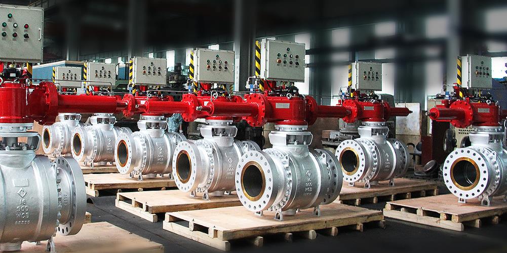 Class600 metal hard sealing high temperature ball valve