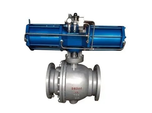 Q647F Pneumatic fixed ball valve