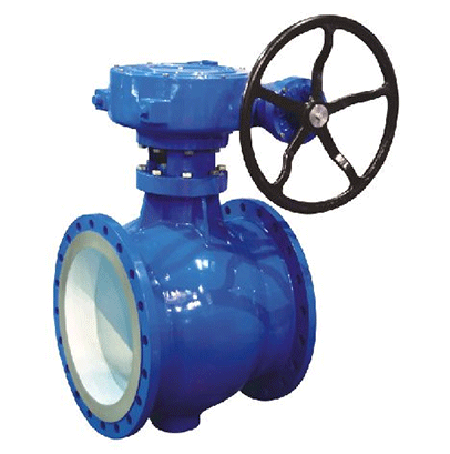 Eccentric half ball valve