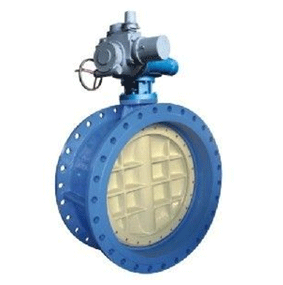 D343H, D343Y type PN6~PN40 double eccentric tetrafluorsealed butterfly valve